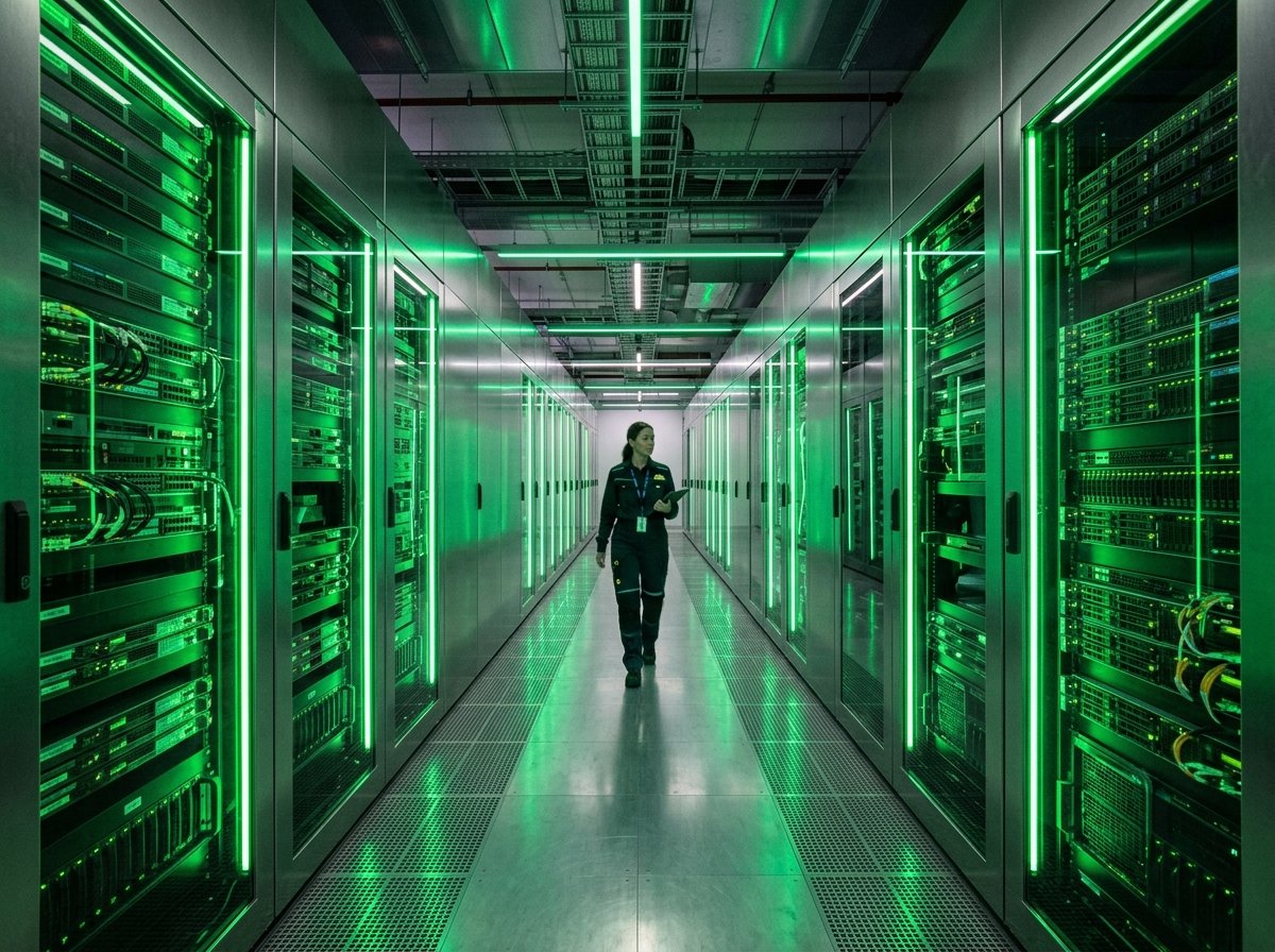 Futuristic Server Room